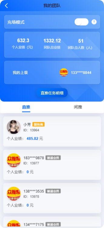 团队管理预览